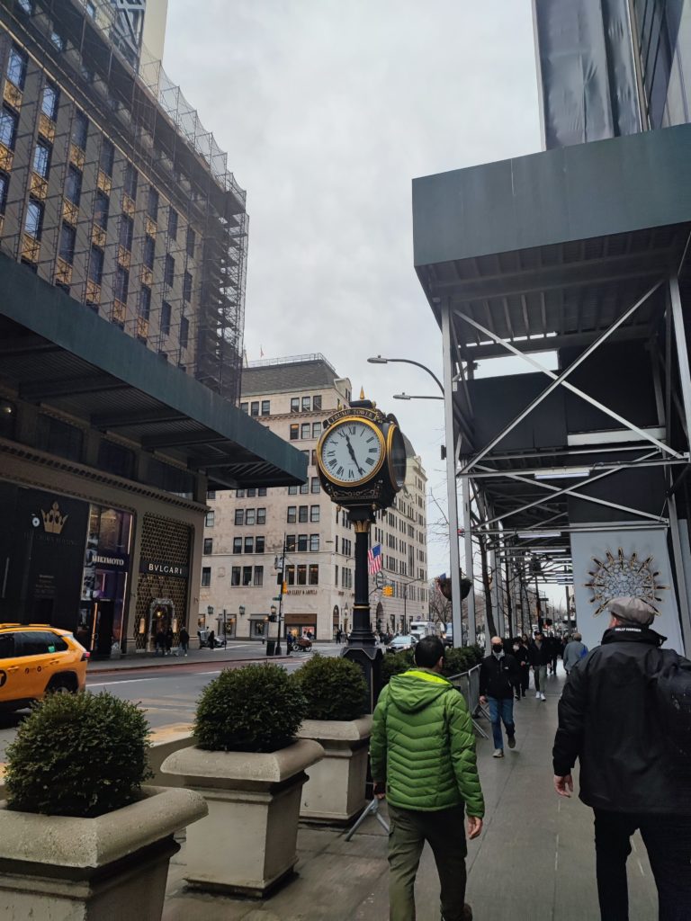 Horloge Rollex dans new york © Le Voyage de FloLili - Blog de Voyage